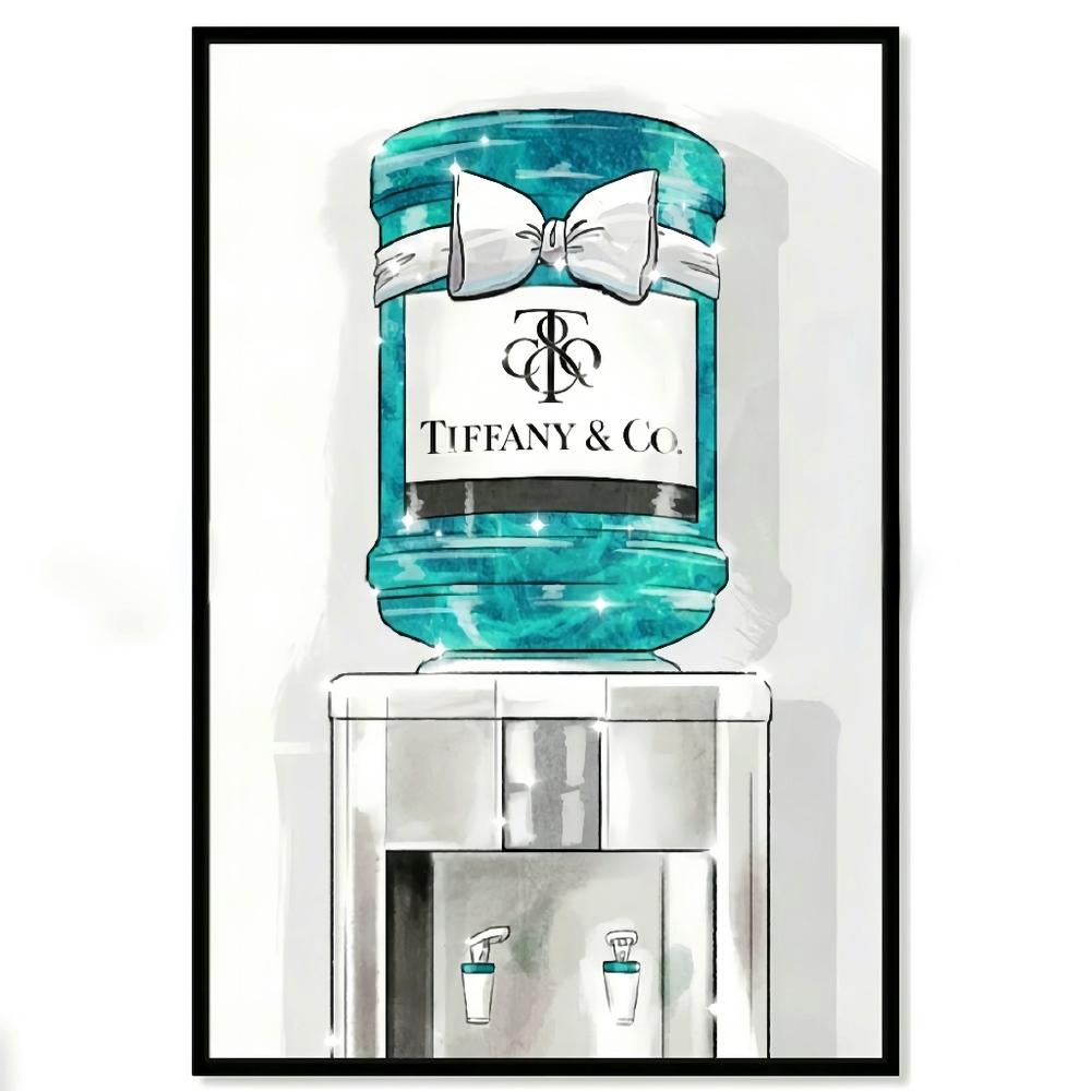 Tiffany & Co. 5"L×7"H Framed Wall Art